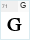 Geo LiterMtavr Bold: G